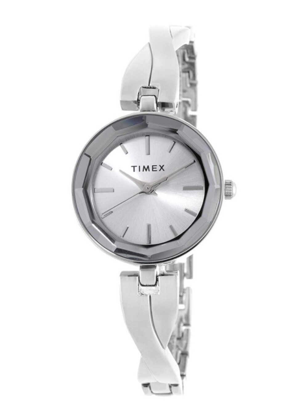 Timex TW2T49400JI - Womens Silver Tone Bracelet Watch, 26mm